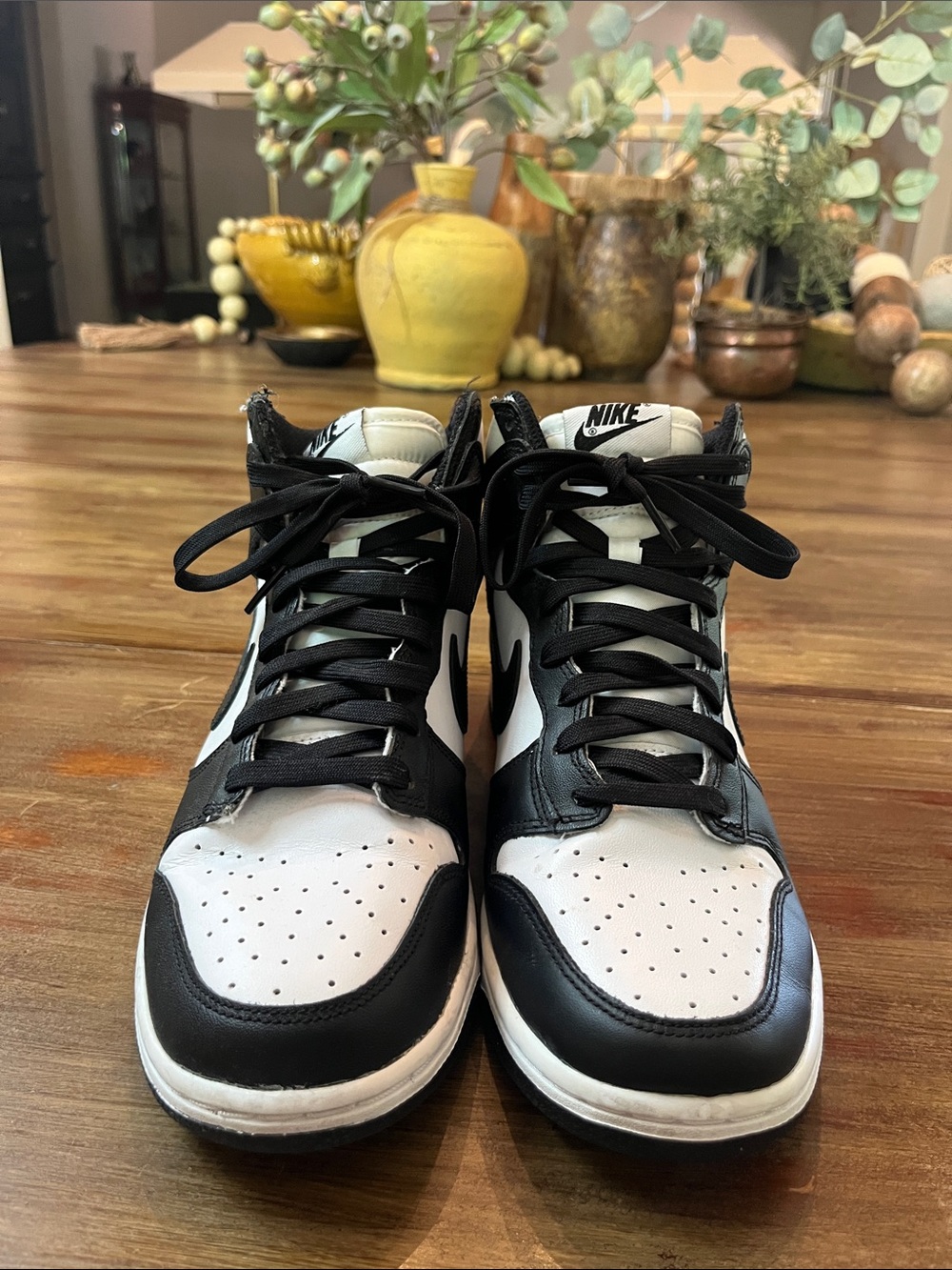 Nike Dunk High Retro "Panda" sneakers, - Picture 2 of 8